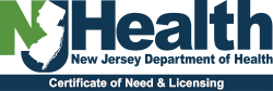 New Jersey Department of Health (Certificate of Need & Licensing)